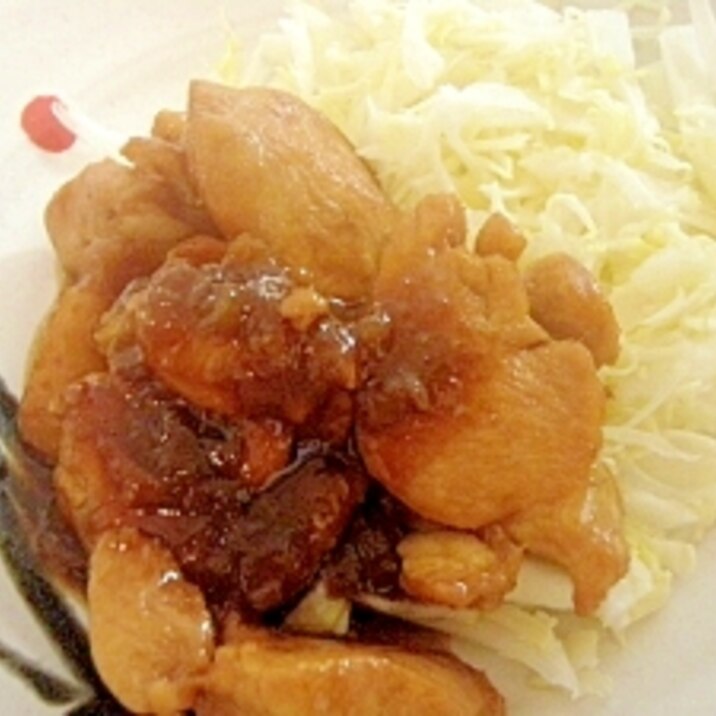 梅酒の梅で!鶏むね肉の照り焼き